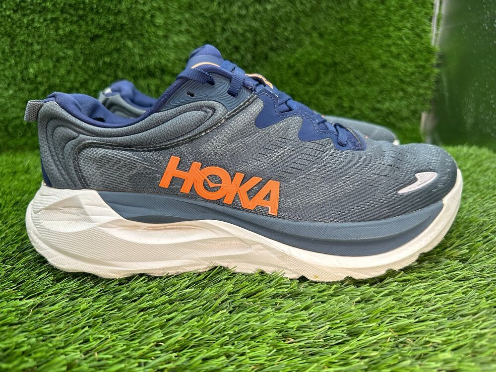 Hoka One One Gaviota 6 1171932-MLFD Athletic Sneaker Men's 8.5D Blue Mesh Sports